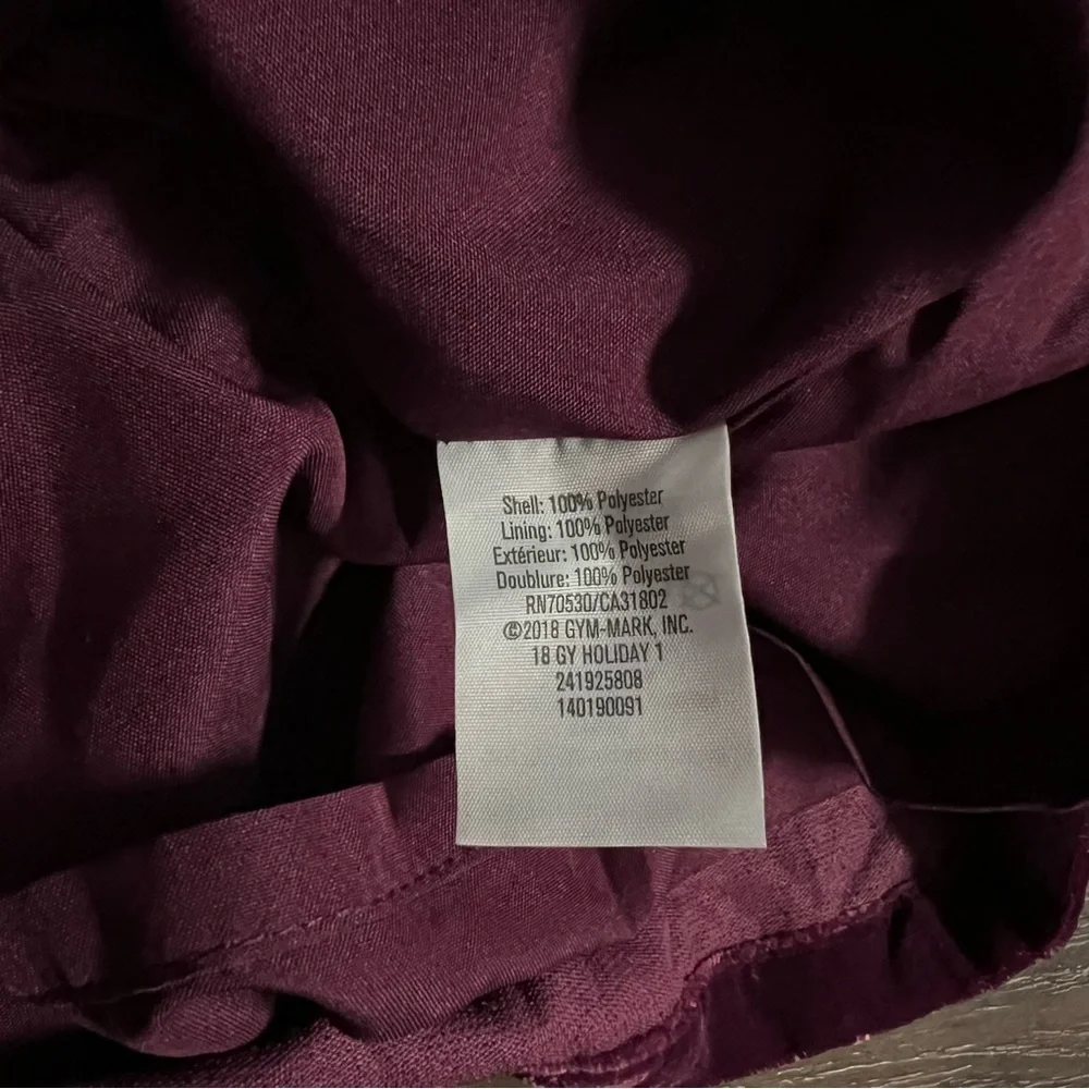 Gymboree baby girls 12-18 months purple velvet dress with bloomers